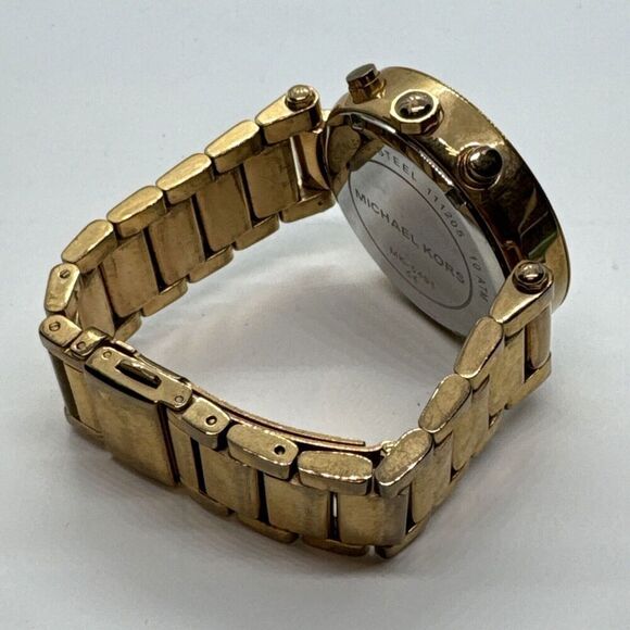 Michael Kors Parker MK5491 Women Rose Gold Analog Dial Quartz Wrist Watch JNA612 main image 4
